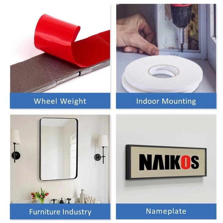 double sided pe foam tape
